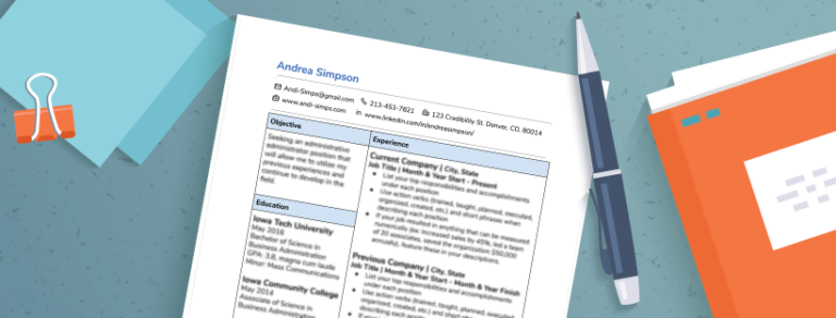 Brush Up Your Resume With Our Free Template