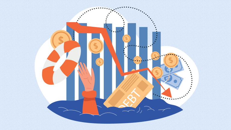 6 Steps To Take When You’re Drowning in Debt