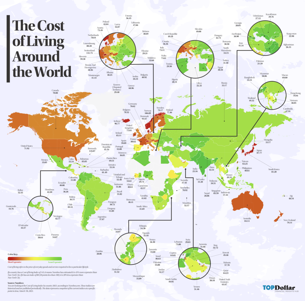 Cost of Living Map