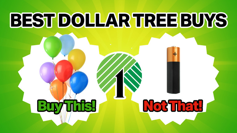 Top Dollar Tries – The Best and Worst Things to Buy at Dollar Tree!