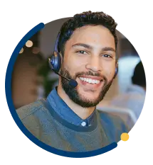 An agent ready to take your call